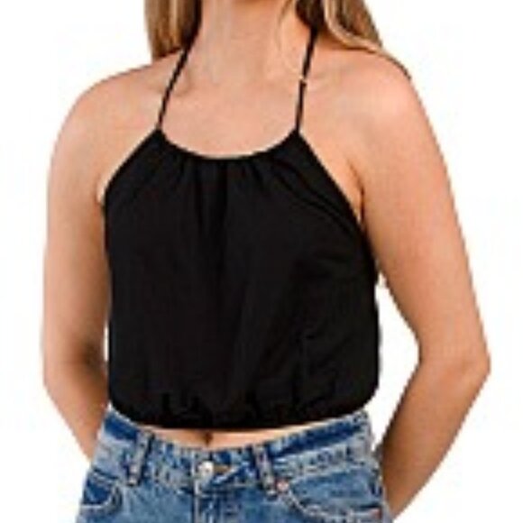 ZARA Crop Halter Top - Picture 1 of 2